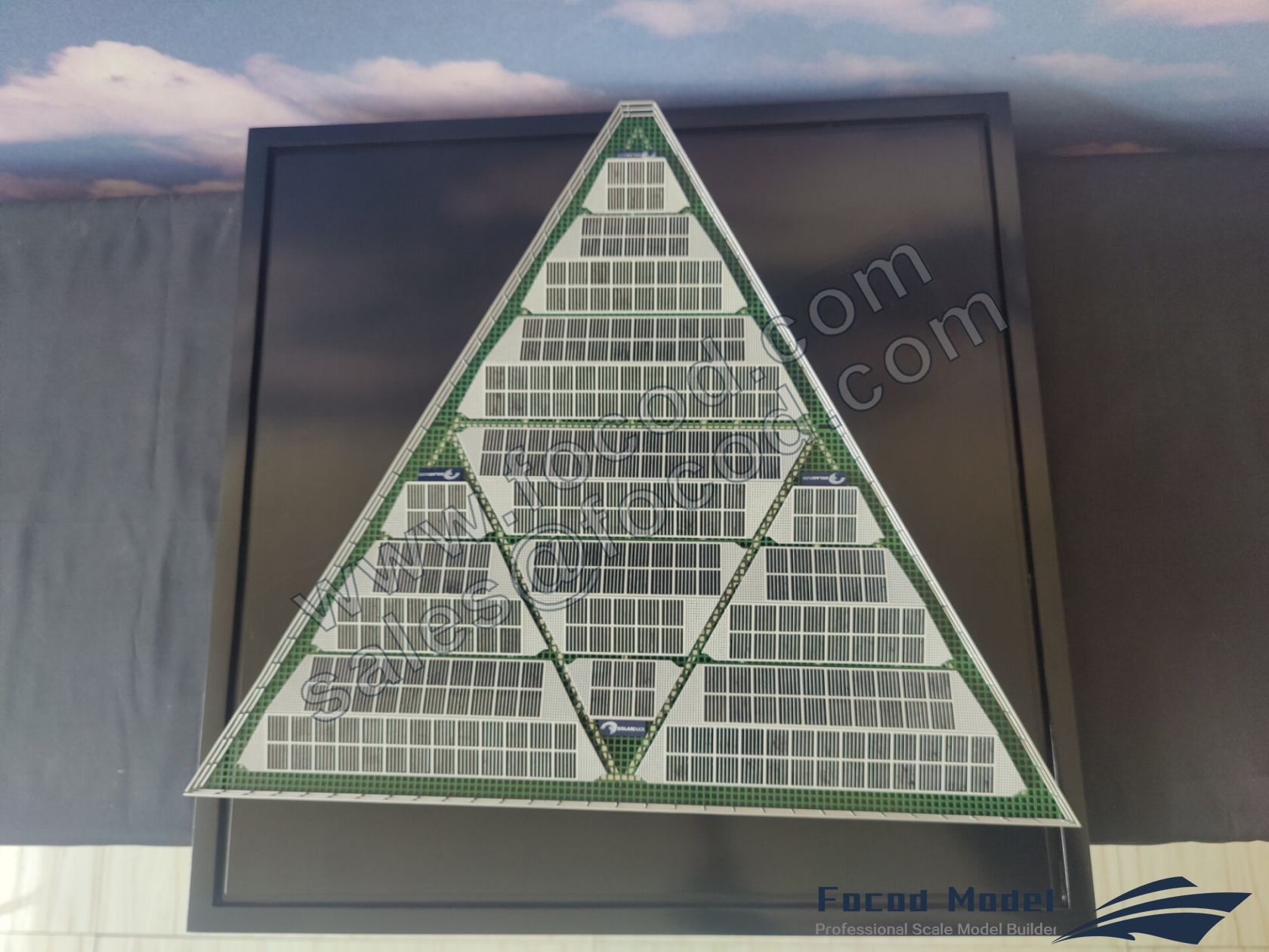 custom made model of 海上太阳能发电厂